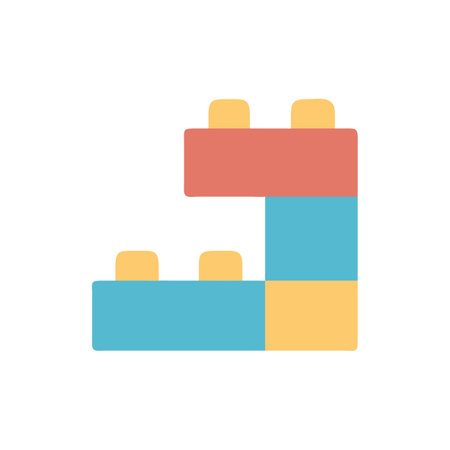 Bricks flat icon isolated on white background for your web and mobile app designのイラスト素材