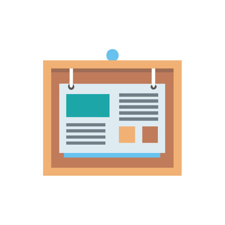 Document flat style icon design, Data archive storage organize business office and information theme Vector illustrationのイラスト素材