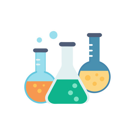 Flask icon vector isolated on white background for your web and mobile app design, Flask logo conceptのイラスト素材