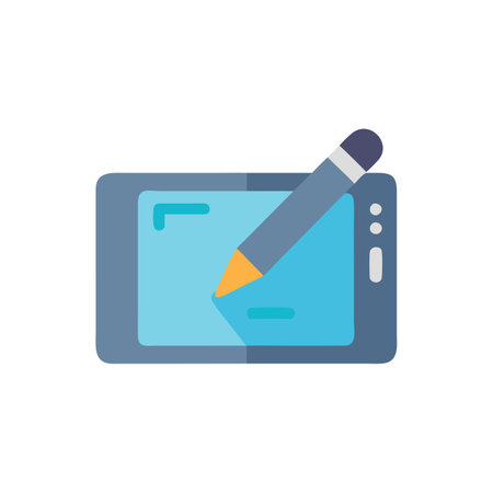 Tablet icon in trendy flat style isolated on white background. Tablet symbol for your web site design, logo, app, UI.のイラスト素材