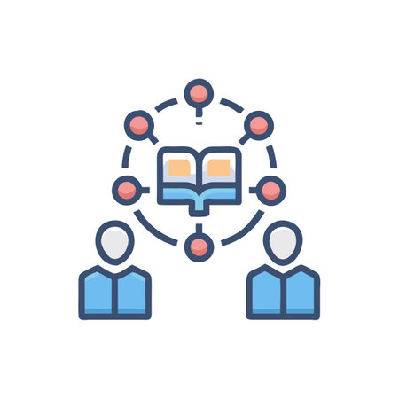 Education, learning, knowledge, knowledge, people, knowledge, knowledge, knowledge, knowledge, knowledge, knowledge, knowledge, knowledge, knowledge, study, knowledge, icon, vector, illustration, flat, line, design,のイラスト素材