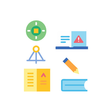 Flat design modern vector illustration concept of online education, training, e-learning.のイラスト素材