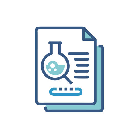 Science and education icon. Flat design style modern vector illustration concept.のイラスト素材