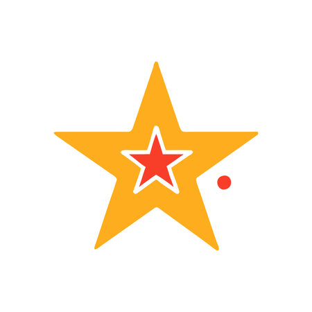 Star icon vector isolated on white background for your web and mobile app design, Star logo concept