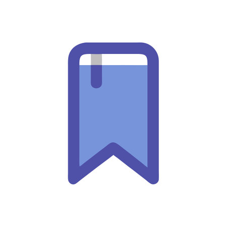 Bookmark icon in trendy flat style isolated on white background. Bookmark symbol for your web site design, logo, app, UI. Vector illustration, EPS10.のイラスト素材
