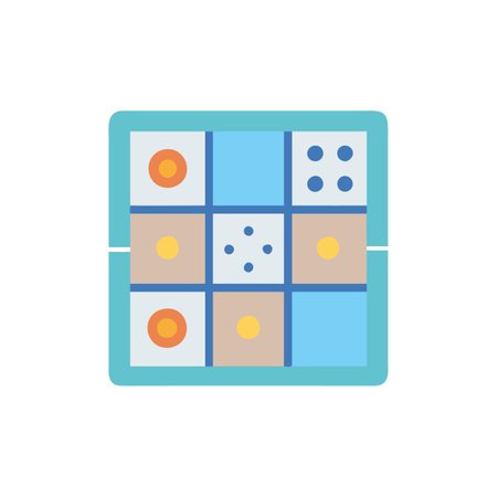 Board game icon in flat style. Board game vector illustration on white isolated background. Board game business concept.のイラスト素材