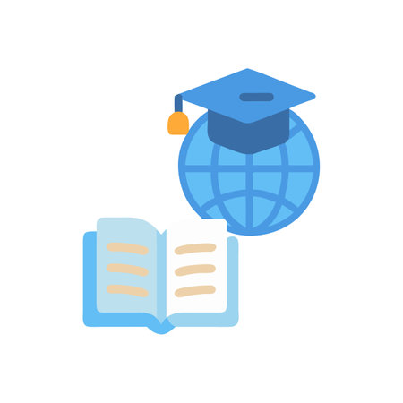 Education icon vector isolated on white background for your web and mobile app design, Education logo conceptのイラスト素材