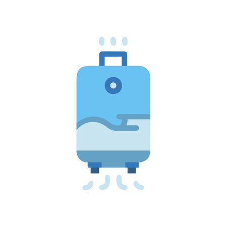 Water Cooler Icon. Flat Color Design. Vector Illustration.のイラスト素材