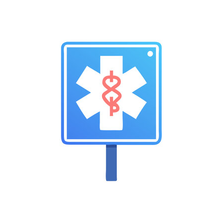 Medical sign icon. Vector illustration. Flat design style. EPS 10のイラスト素材