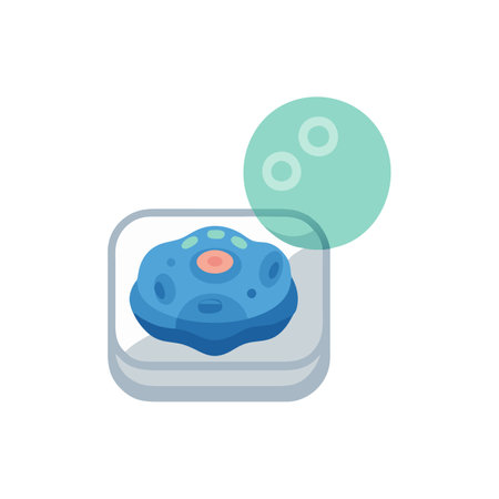 Bacteria icon in flat color style. Microorganism, virusのイラスト素材