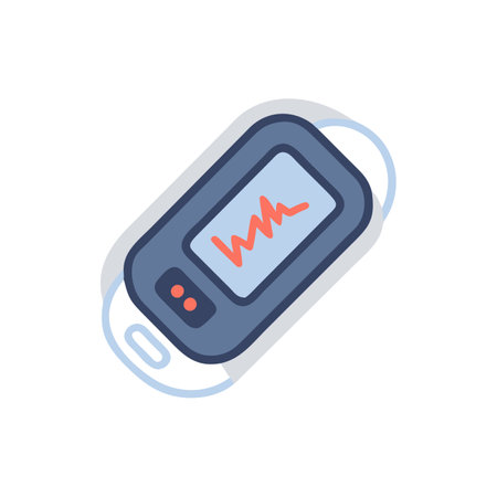 Medical thermometer icon in isometric 3d style on a white backgroundのイラスト素材