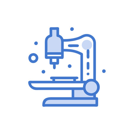 Microscope icon. Microscope vector icon. Microscope vector iconのイラスト素材
