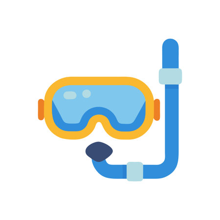 Snorkel icon vector isolated on white background for your web and mobile app design, Snorkel logo conceptのイラスト素材