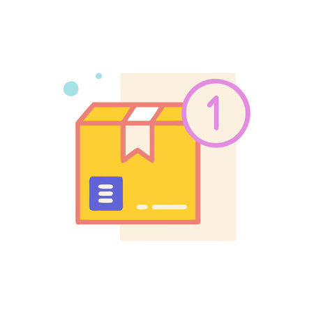 Delivery and logistics icon. Vector illustration in trendy flat style isolated on white background.のイラスト素材