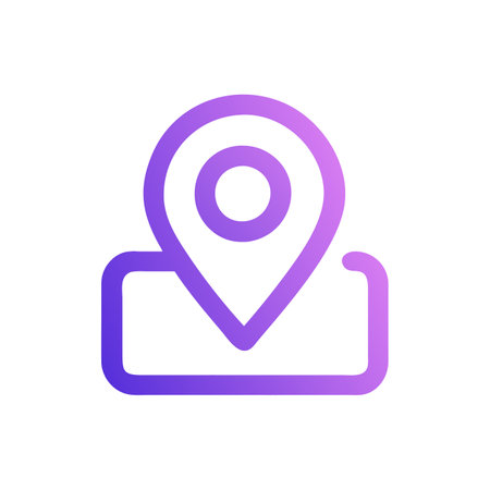 Location icon vector. Location symbol. Flat design style eps 10のイラスト素材