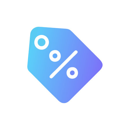 Discount icon, vector illustration. Flat design style eps 10のイラスト素材