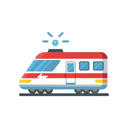 Train icon vector isolated on white background for your web and mobile app design, Train logo conceptのイラスト素材