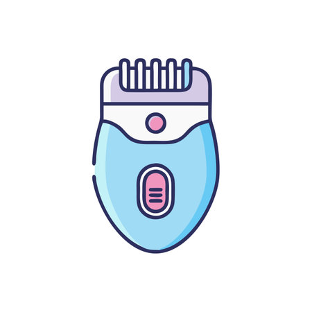 Epilator icon design, Hygiene wash health clean healthy bacteria and liquid theme Vector illustrationのイラスト素材