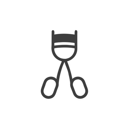 Scissors icon in flat style. Tool vector illustration on white isolated background. Instrument business concept.のイラスト素材