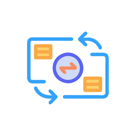 Payment transfer icon vector. A thin line sign. Isolated contour symbol illustrationのイラスト素材