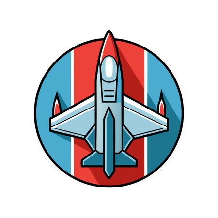 Airplane icon. Flat illustration of airplane vector icon for web designのイラスト素材