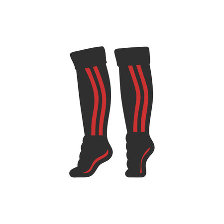 Women's boots icon in flat style. Winter clothes vector illustration on white isolated background. Footwear business concept.のイラスト素材