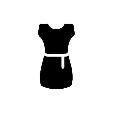 dress icon. Clothes symbol. Flat design style eps 10のイラスト素材