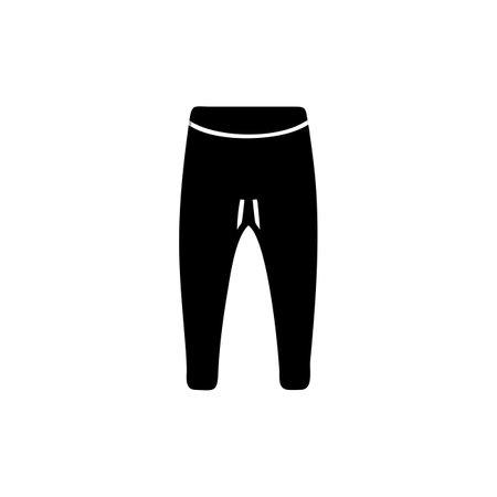 Sport pants icon isolated on white background. Vector illustration. Eps 10.のイラスト素材