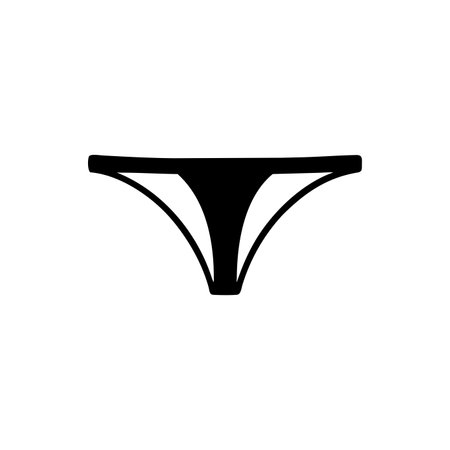 Underwear icon isolated on white background. Underwear icon vector. Underwear icon vectorのイラスト素材