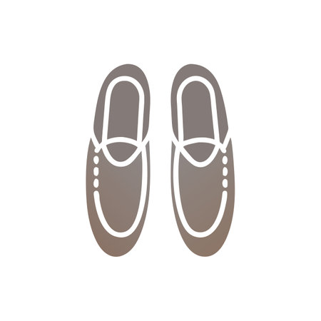 Ballet slippers icon on background for graphic and web design. Simple illustration. Internet concept symbol for website button or mobile appのイラスト素材