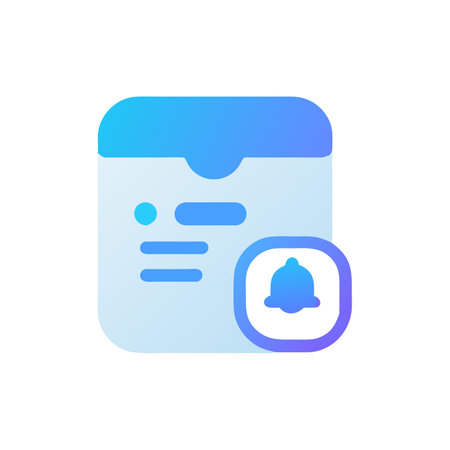 Notification icon vector isolated on white background for your web and mobile app design, Notification logo conceptのイラスト素材