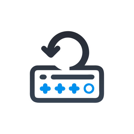 Refresh icon in trendy flat style isolated on grey background. Vector illustration.のイラスト素材