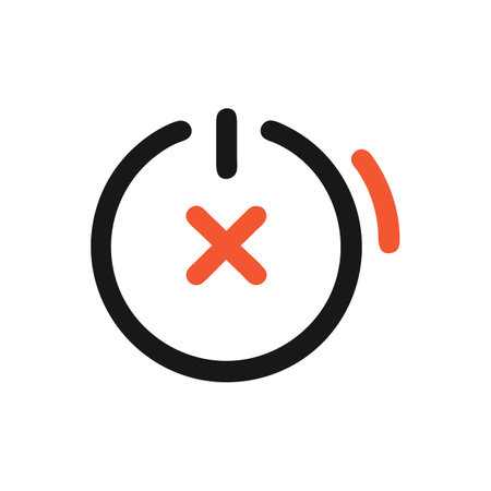 Power off icon. Switch on, off, off. Vector illustrationのイラスト素材