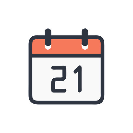 Calendar icon. Vector illustration, flat design. Eps 10.のイラスト素材