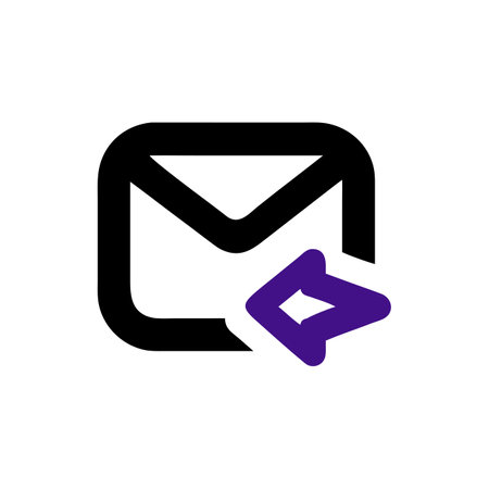 Mail icon. Envelope symbol. Flat design style eps 10のイラスト素材