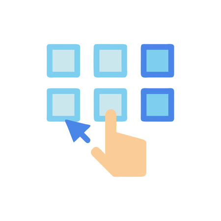 Illustration Vector Graphic of Touchscreen Icon. Perfect to use for Technology Companyのイラスト素材