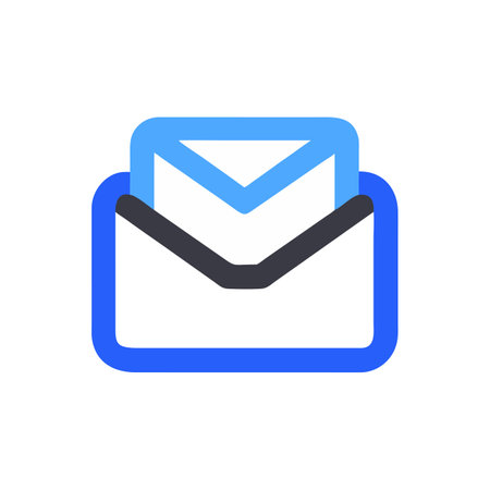Mail icon. Envelope symbol. Flat design style eps 10のイラスト素材