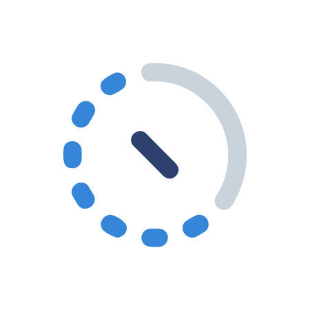 Circle loading icon in trendy flat style isolated on white background. Progress symbol for your web...