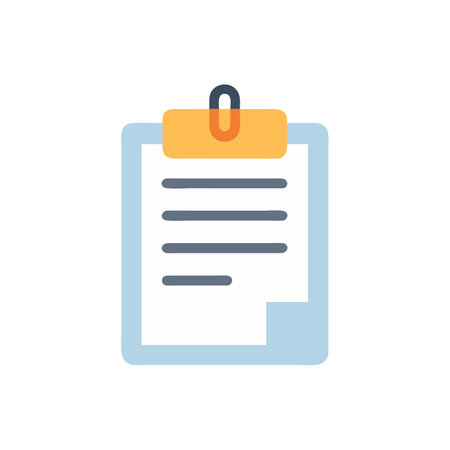 Clipboard icon. Flat color design. Vector Illustration.のイラスト素材