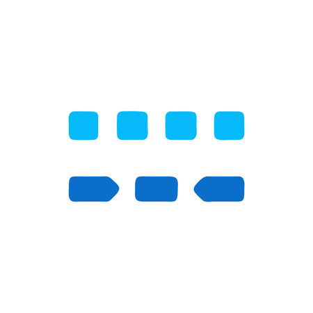 Loading bar icon. Flat design style eps 10 vector illustration.