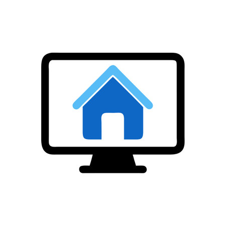 Home icon. Home symbol. Flat design style eps 10.のイラスト素材