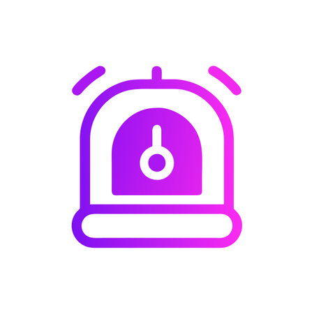 Alarm bell icon. Flat design style eps 10. Vector illustration.のイラスト素材
