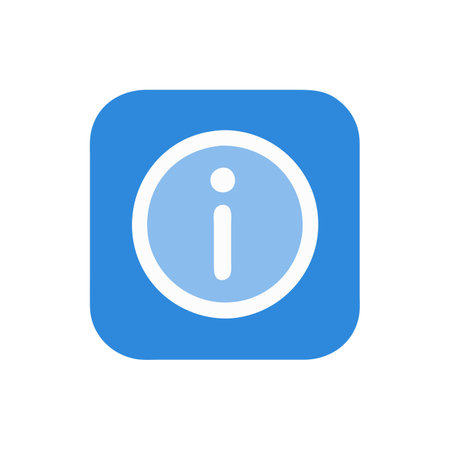 Information sign icon. Info symbol. Flat design style eps 10のイラスト素材