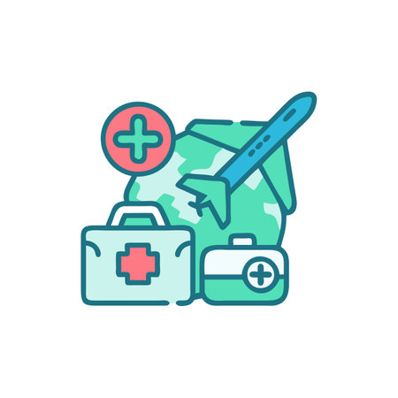 Vector illustration, flat design. Travel and tourism concept. Icons for web and mobile applicationsのイラスト素材