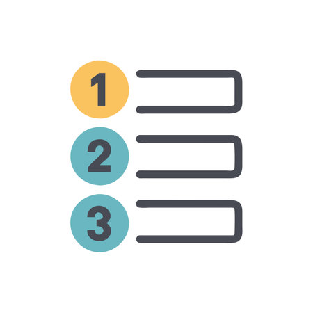 Checklist icon in flat style. Survey vector illustration on white isolated background. Checklist business concept.のイラスト素材