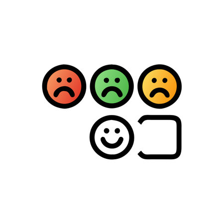 Emoticon vector, Emoji filled style icon editable outlineのイラスト素材