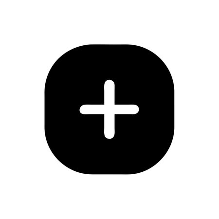 Plus icon. Add plus symbol. Flat design style eps 10のイラスト素材