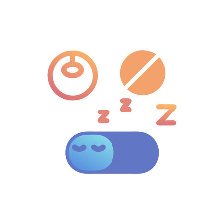 Sleep icon on background for graphic and web design. Creative illustration concept symbol for web or mobile appのイラスト素材