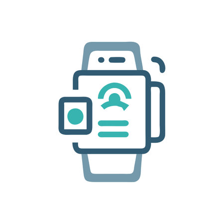 Smartwatch icon. Modern flat design style vector illustration for web and mobile appのイラスト素材