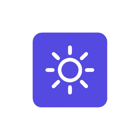 Sun icon. Vector illustration. Flat design style eps 10.のイラスト素材